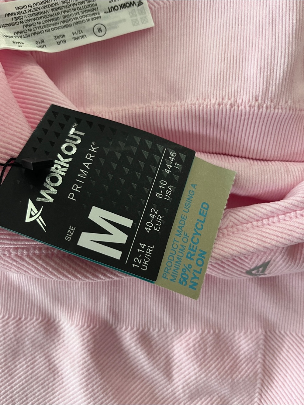 Primark Light Pink Ribbed Tank Romper - Picture 4 of 4